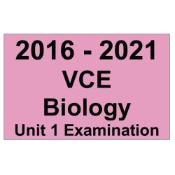 VCE Biology Exam Unit 1